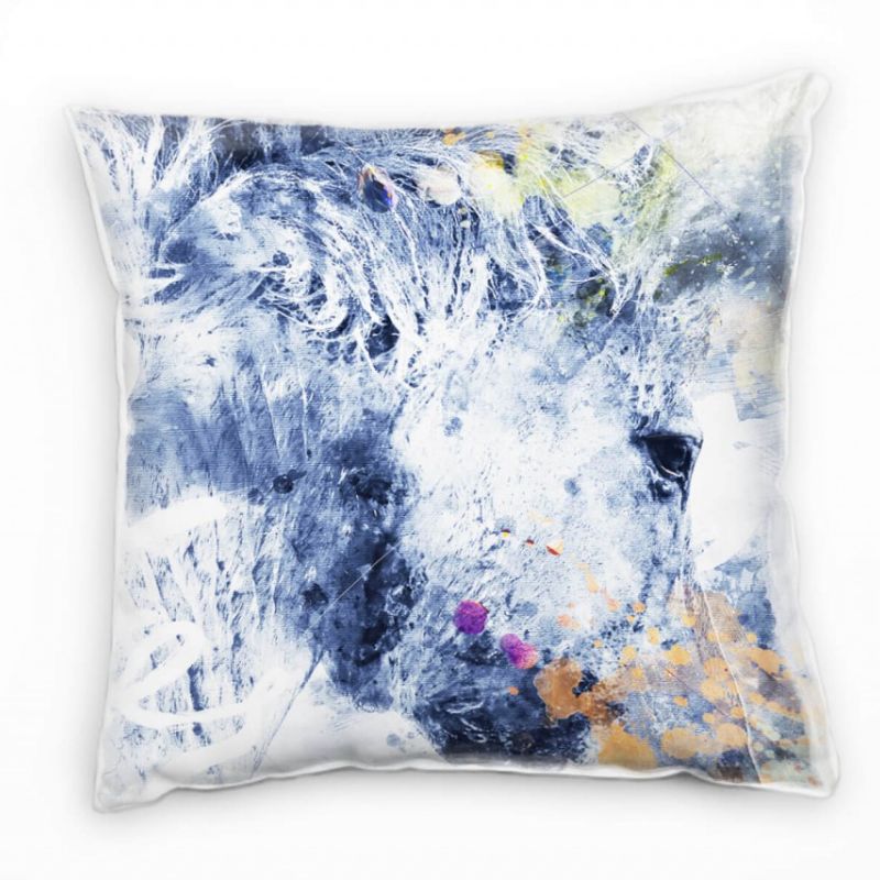 Wild Horse II Deko Kissen Bezug 40x40cm für Couch Sofa Lounge Zierkissen