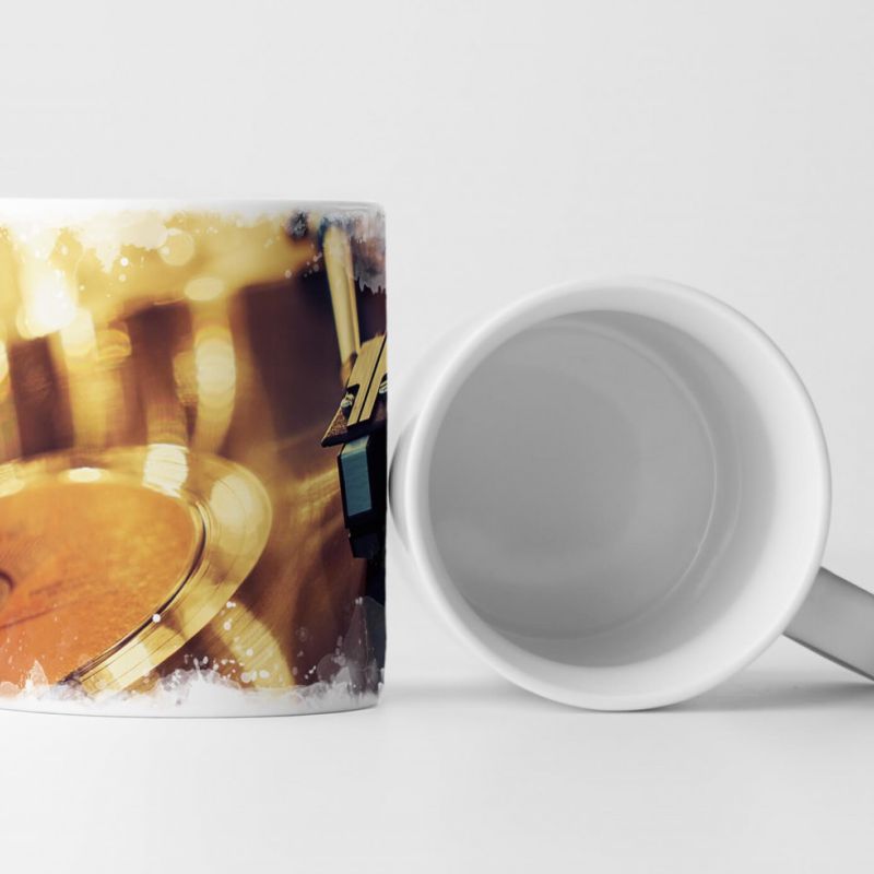 Tasse Geschenk Plattenspieler – Weihnachtsfotografie