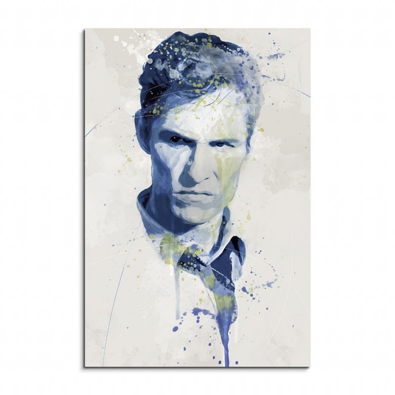 True Detective Aqua 90x60cm Wandbild Aquarell Art