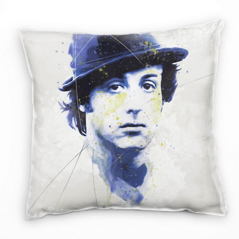 Rocky Sylvester Stallone Deko Kissen Bezug 40x40cm für Couch Sofa Lounge Zierkissen