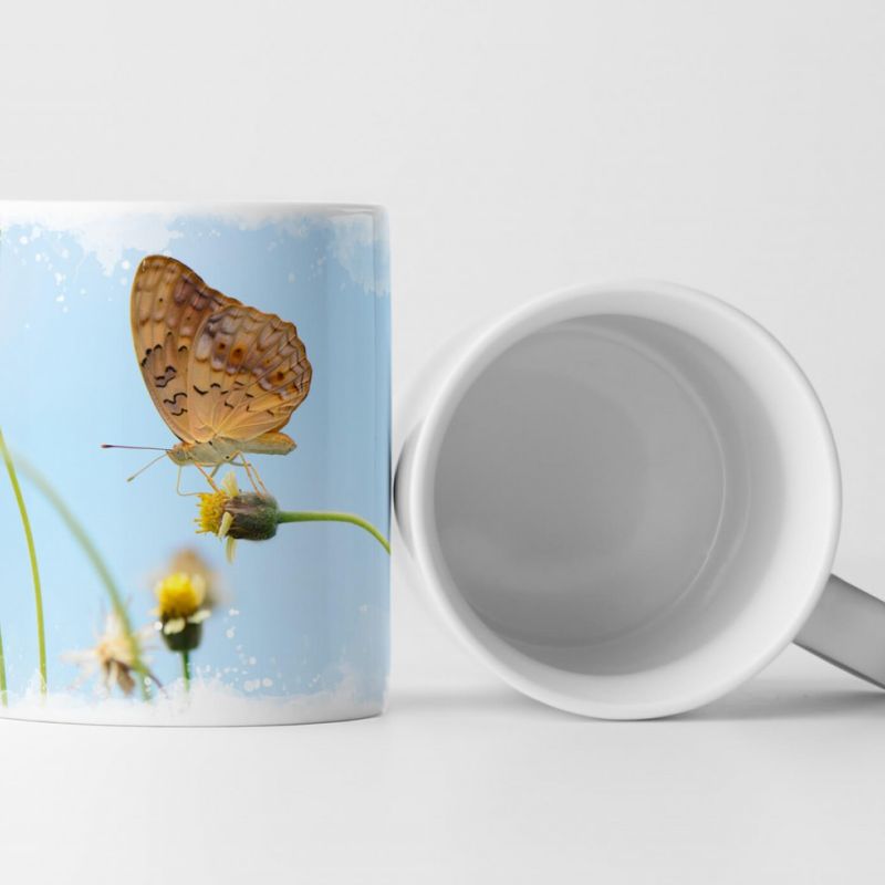 Tasse Geschenk Leopardenschmetterling