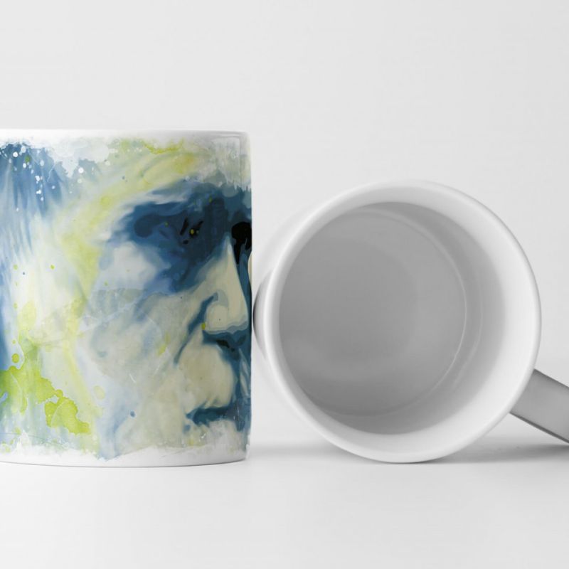 Charles Darwin Tasse als Geschenk,  Design Sinus Art