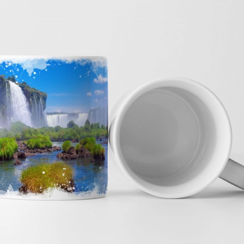 Tasse Geschenk Landschaftsfotografie – Malerische Wasserfälle