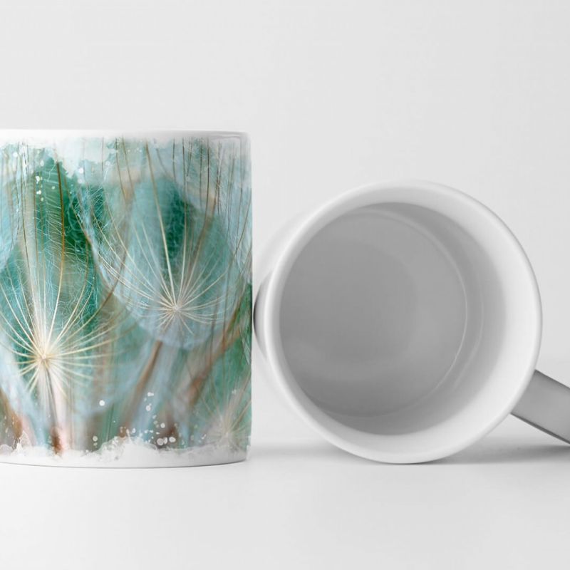 Tasse Geschenk Naturfotografie – Pusteblumen im Detail