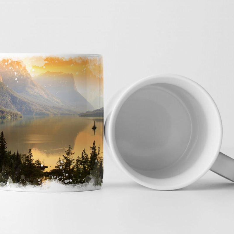 Tasse Geschenk Landschaftsfotografie – Beeindruckender Wildgoose Nationalpark