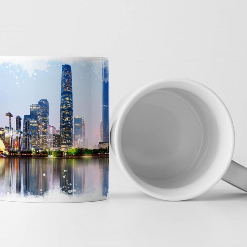 Tasse Geschenk Fotografie – Skyline Panorama Guangzhou