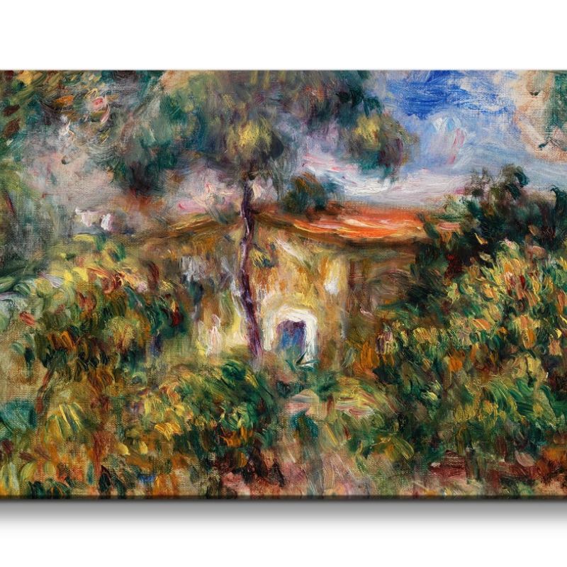 Remaster 120x60cm Pierre-Auguste Renoir weltberühmtes Wandbild Impressionismus Farmhouse Natur