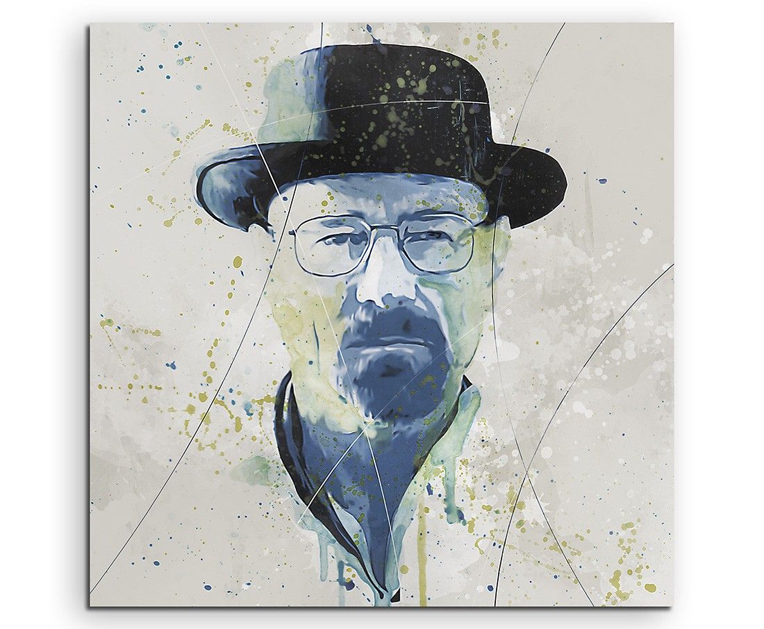 BB Heisenberg I Aqua 60x60cm Aqua Art Wandbild