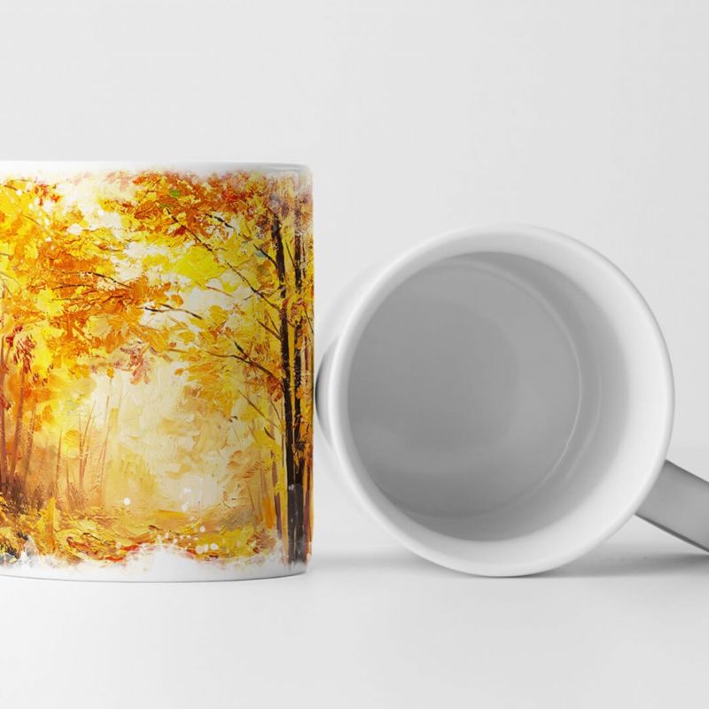 Tasse Geschenk Bild – Herbstlandschaft