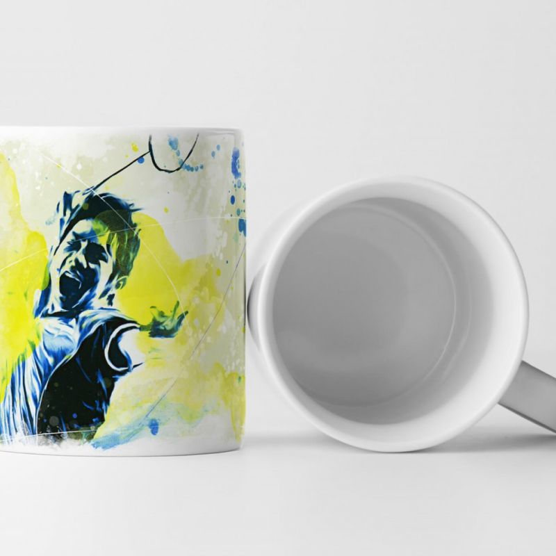 Badminton Tasse als Geschenk,  Design Sinus Art