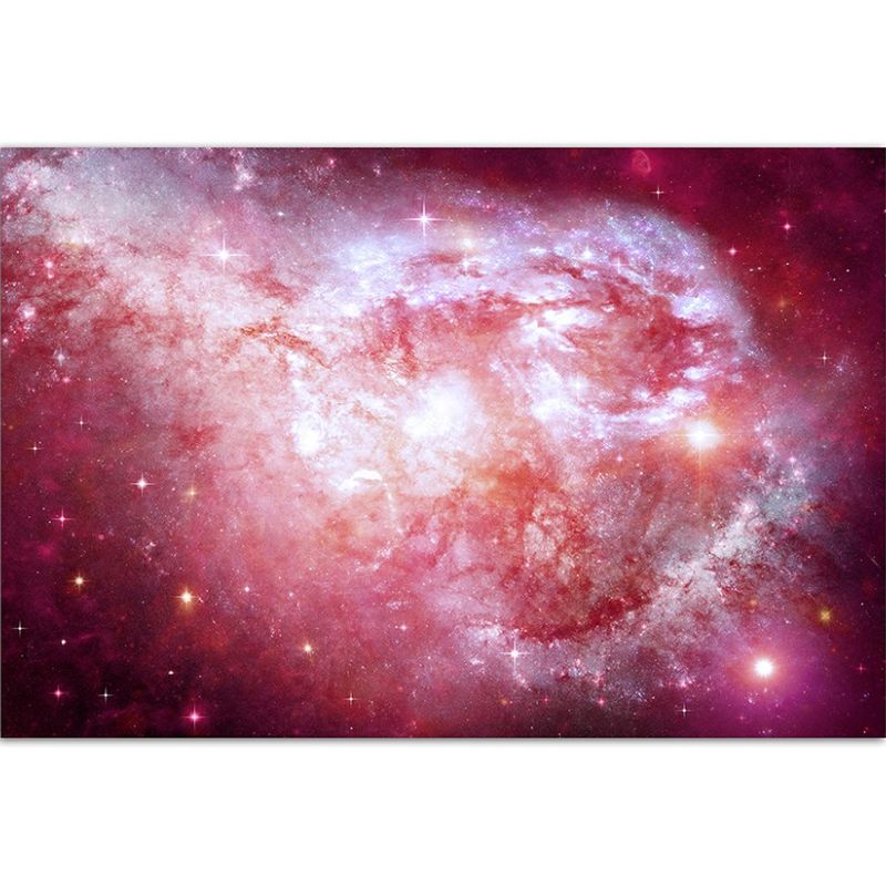 120x80cm Sterne Planet Weltall Galaxie