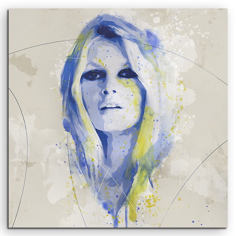 Brigitte Bardot Aqua 90×60 cm Aquarell Kunstbild