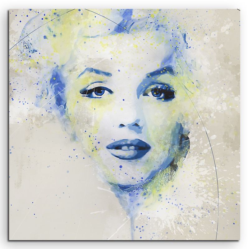 Marilyn Monroe II Aqua 60x60cm Aqua Art Wandbild