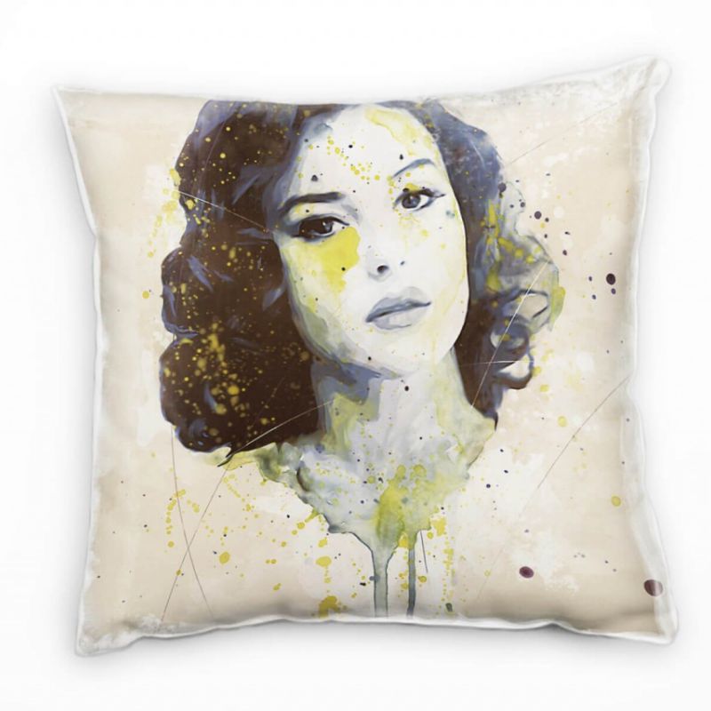 Monica Bellucci Deko Kissen Bezug 40x40cm für Couch Sofa Lounge Zierkissen