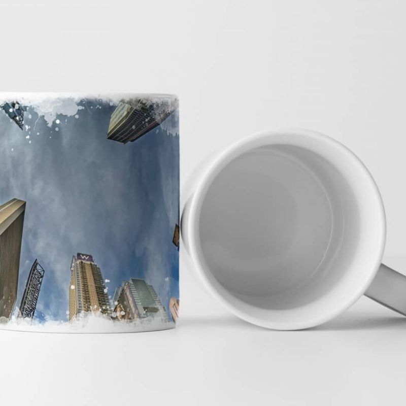 Tasse Geschenk Architekturfotografie – New Yorker Wolkenkratzer