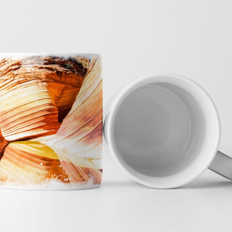 Tasse Geschenk Landschaftsfotografie – The Wave Paria Canyon Vermillion Cliffs