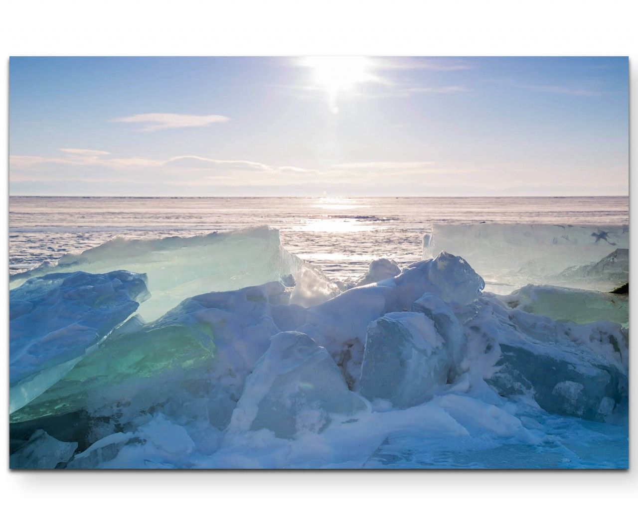 Baikalsee im Winter – Leinwandbild