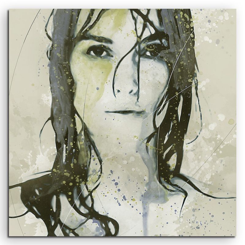 Keira Knightley Aqua 60x60cm Aqua Art Wandbild