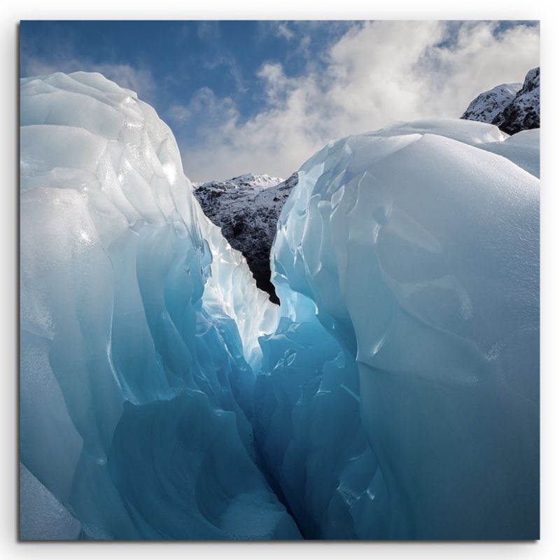 Landschaftsfotografie – Fox Gletscher, Neuseeland auf Leinwand