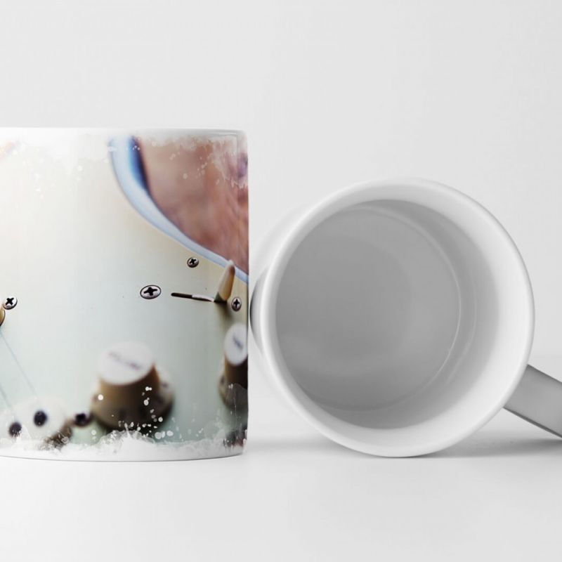 Tasse Geschenk Künstlerische Fotografie – Elektrische Gitarre im Detail