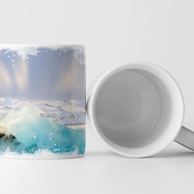 Tasse Geschenk Landschaftsfotografie – Jokulsarlon Gletscher Island