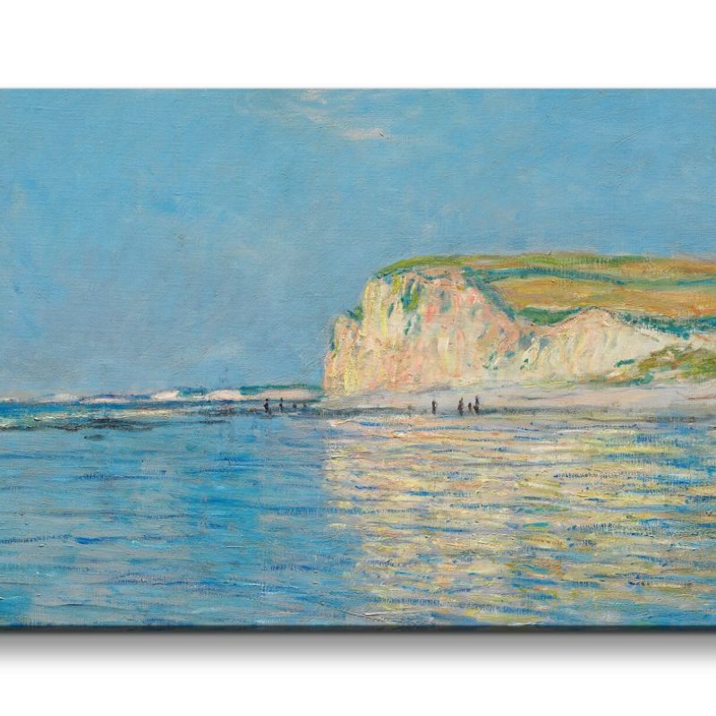 Remaster 120x60cm Claude Monet Impressionismus weltberühmtes Wandbild Meer Küste Klippen