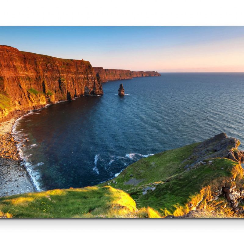 Cliffs of Moher – Sonnenuntergangsstimmung – Leinwandbild