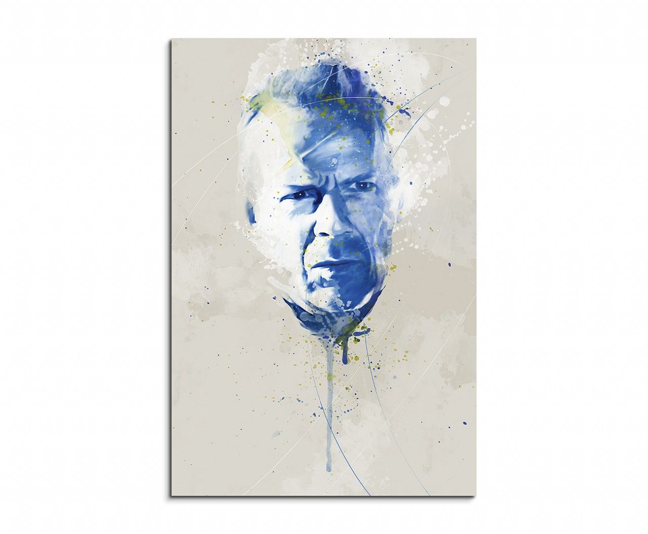 Bruce Willis Sin City Aqua 90x60cm Wandbild Aquarell Art