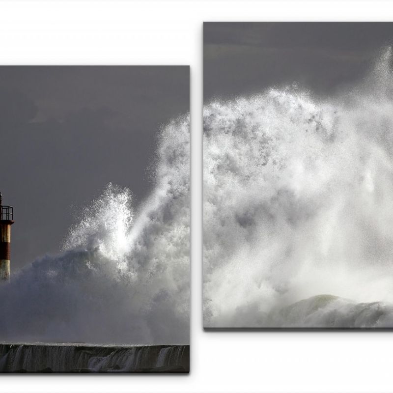 Wasser und Wellen Wandbild in verschiedenen Größen