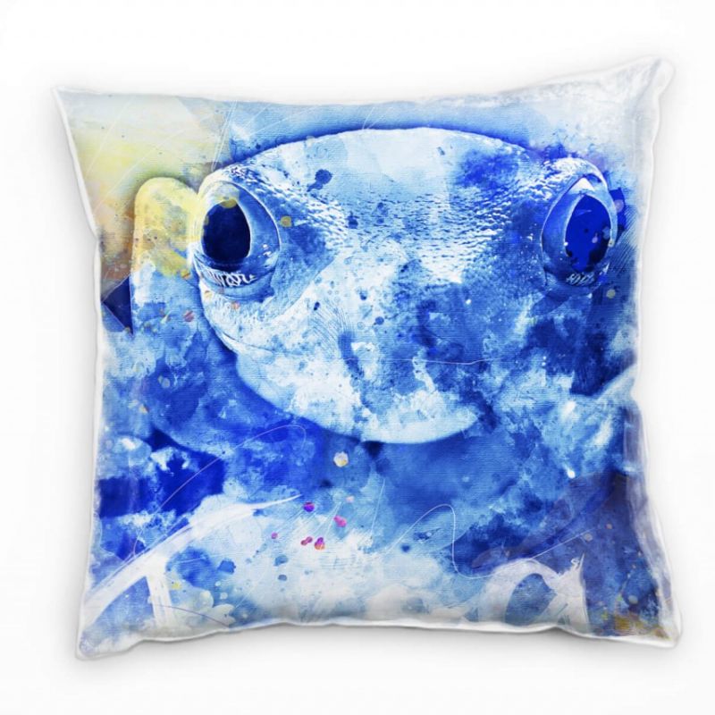 Frog Deko Kissen Bezug 40x40cm für Couch Sofa Lounge Zierkissen