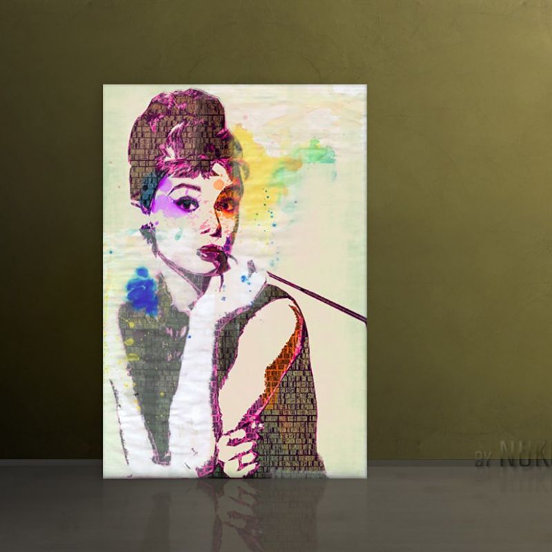 AUDREY HEPBURN 80x120cm