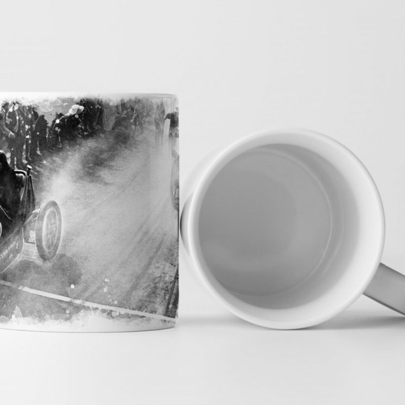 Tasse Geschenk Künstlerische Fotografie – Historisches Autorennen