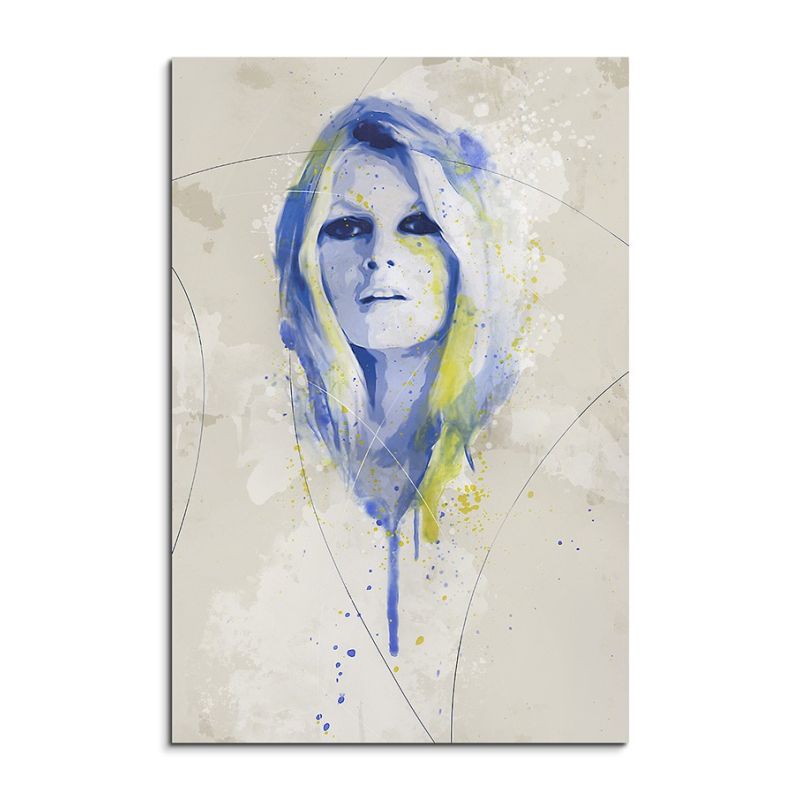 Brigitte Bardot Aqua 90×60 cm Aquarell Kunstbild