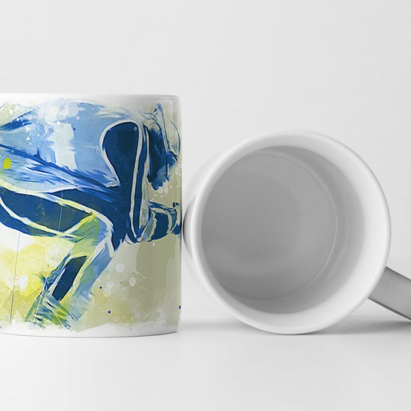 Ski Alpin Tasse als Geschenk,  Design Sinus Art