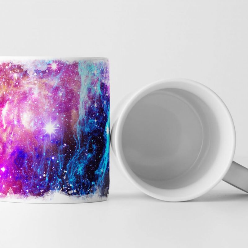 Tasse Geschenk Abstrakte Space Fotocollage