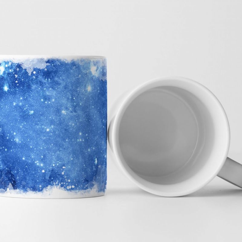 Tasse Geschenk Fotocollage – Tiefstes Weltall mit Sternen und Galaxien