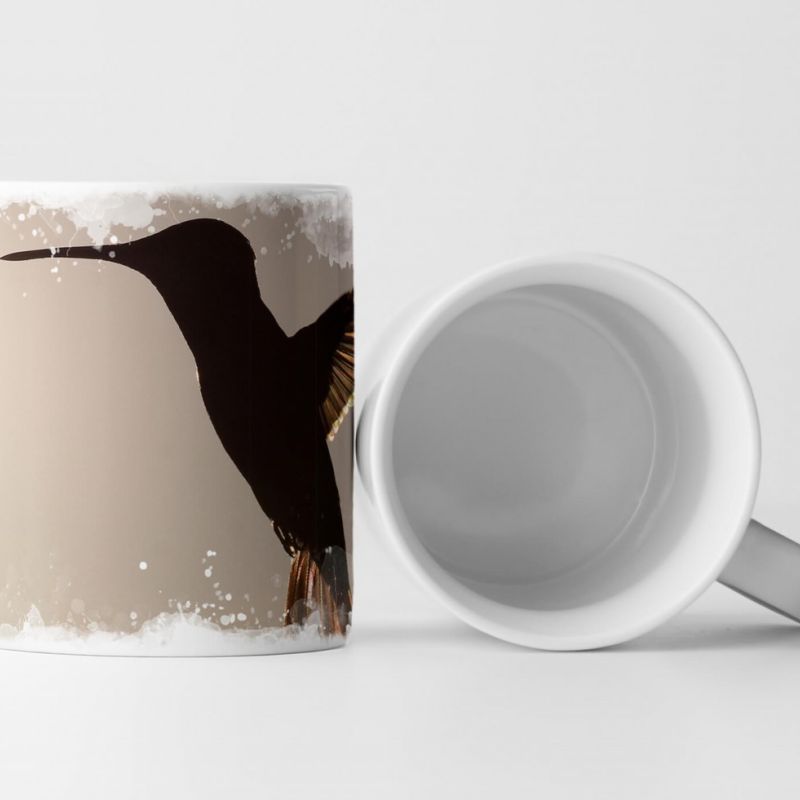 Tasse Geschenk Fotografie Kolibri Schatten