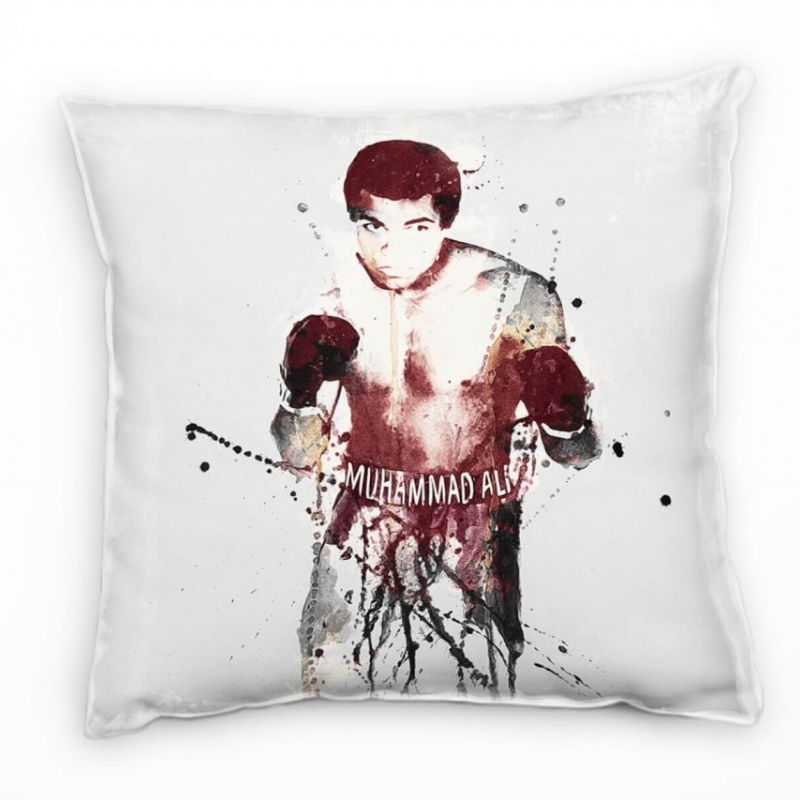 Muhammad Ali Deko Kissen Bezug 40x40cm für Couch Sofa Lounge Zierkissen