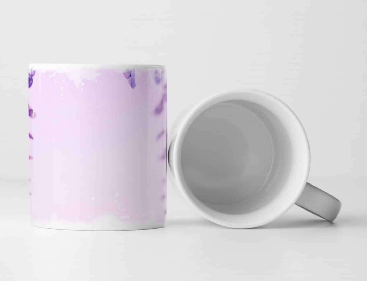 Tasse Geschenk  Frühlingsblumen – Nahaufnahme