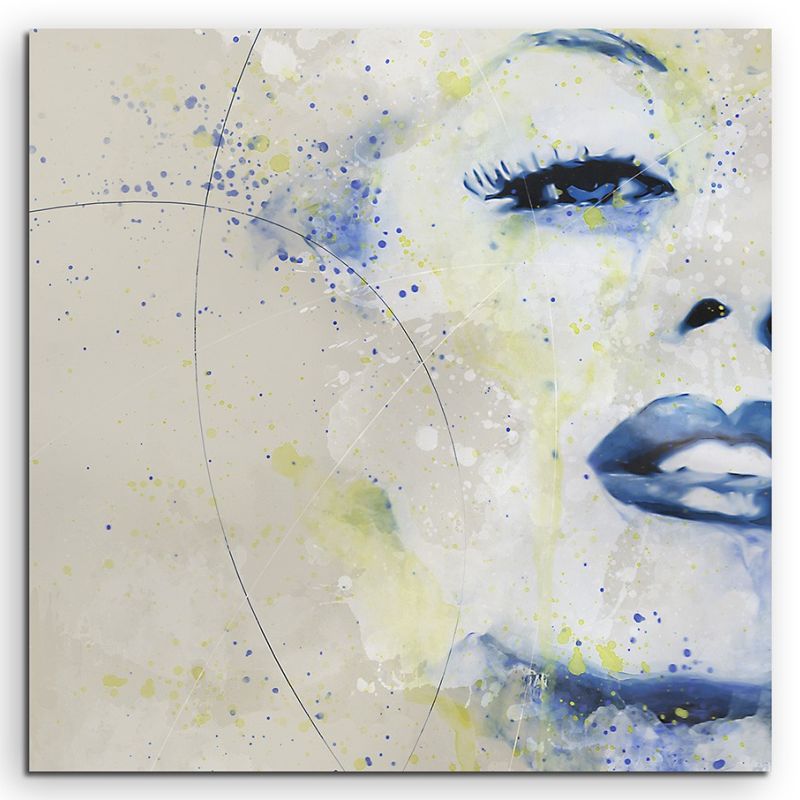 Marilyn Monroe III Aqua 60x60cm Aqua Art Wandbild