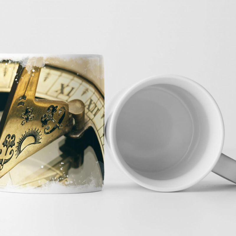 Tasse Geschenk Künstlerische Fotografie – Alter Kompass