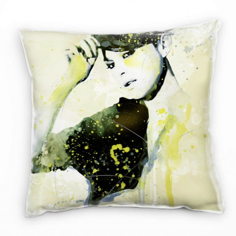 Monica Bellucci V Deko Kissen Bezug 40x40cm für Couch Sofa Lounge Zierkissen