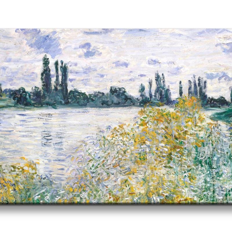 Remaster 120x60cm Claude Monet Impressionismus weltberühmtes Wandbild Sommer Wunderschön Zeitlos