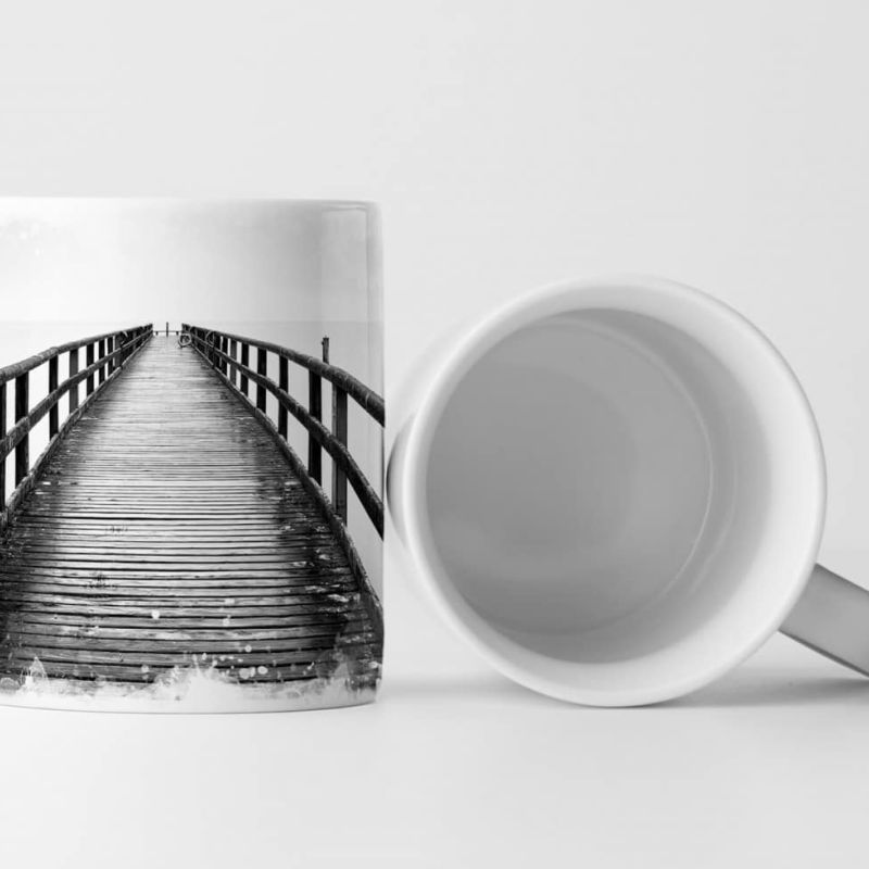 Tasse Geschenk Fotografie – Seebrücke Sassnitz