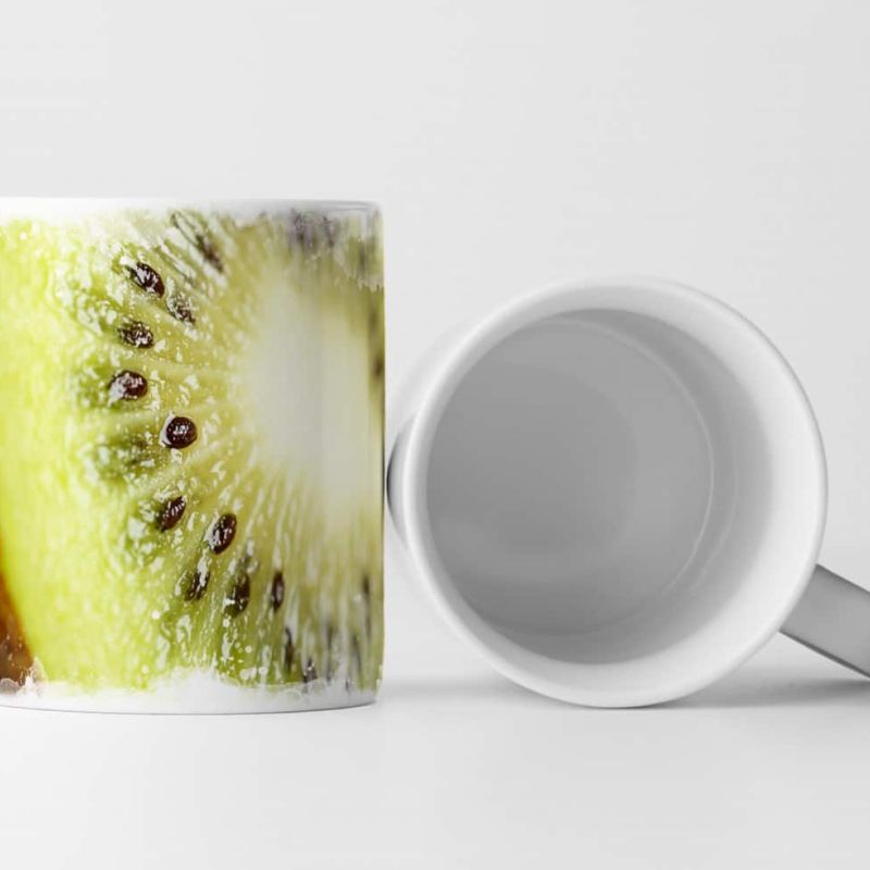 Tasse Geschenk Food – Fotografie – Halbe Kiwi