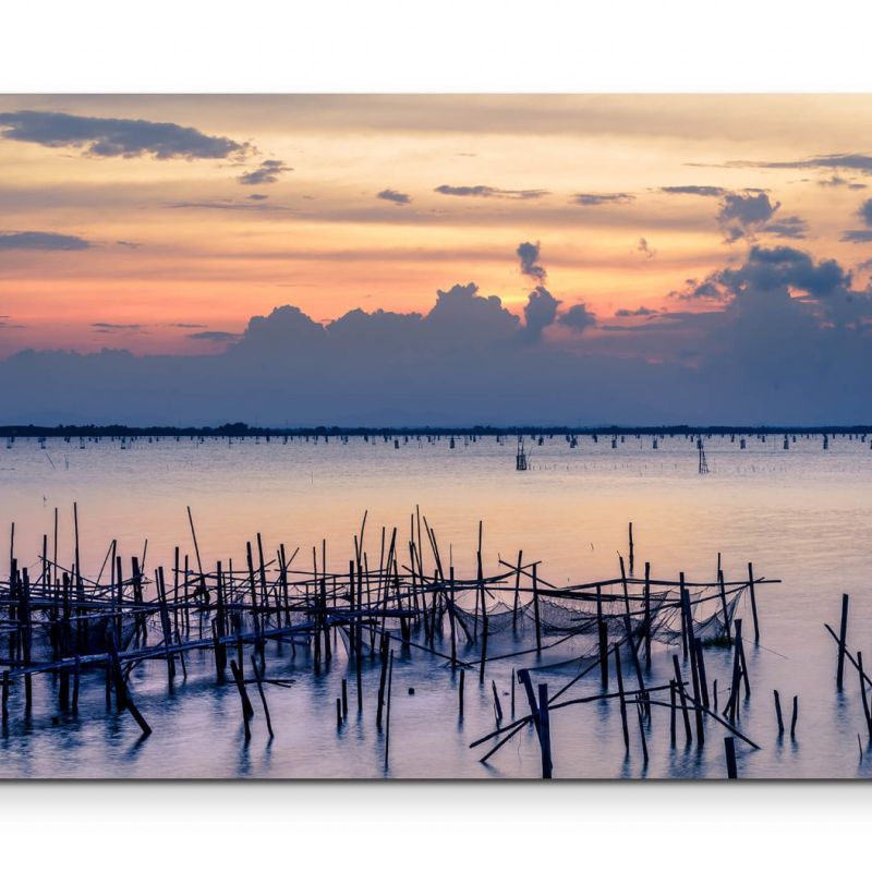 Sonnenaufgang  Meer – Leinwandbild