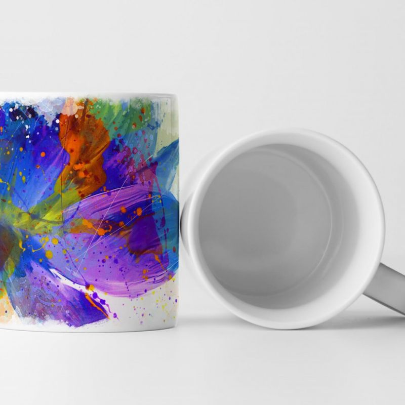 Blume III Tasse als Geschenk,  Design Sinus Art