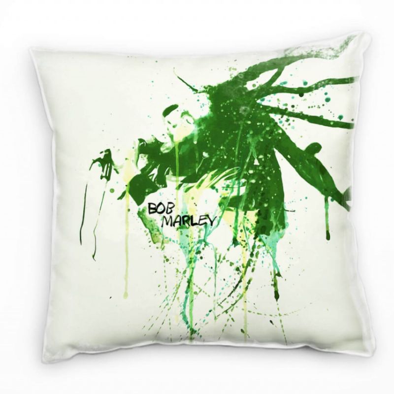 Bob Marley II Deko Kissen Bezug 40x40cm für Couch Sofa Lounge Zierkissen