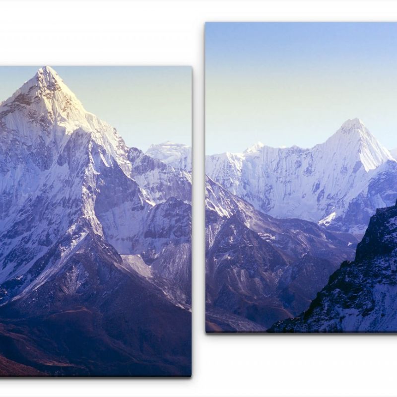 schneebedeckter Himalaya Wandbild in verschiedenen Größen