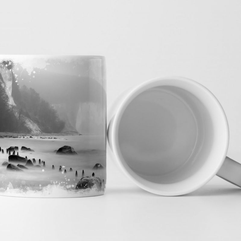 Tasse Geschenk Fotografie – Kreidefelsen auf der Insel Rügen